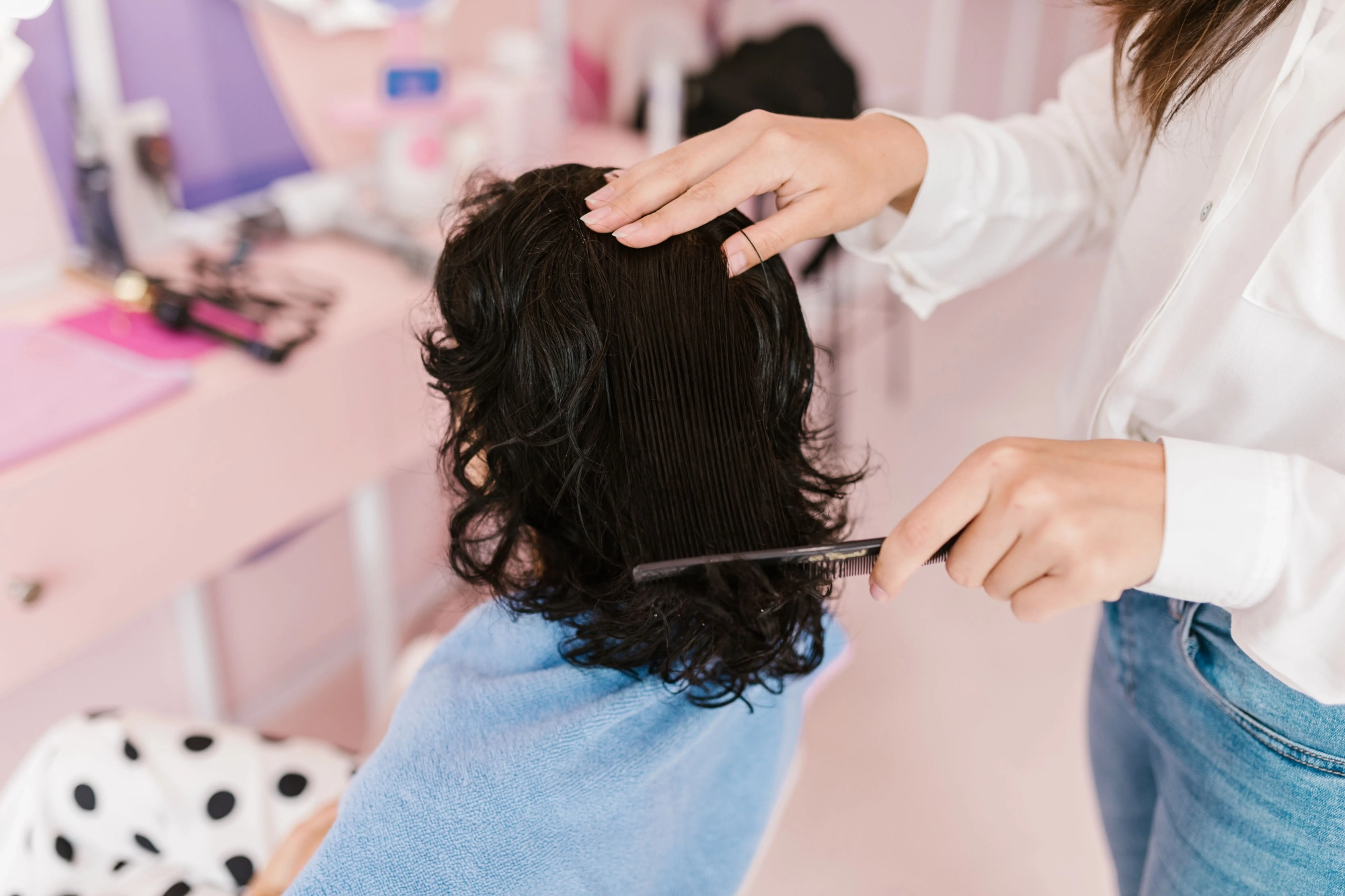 Hair Fall Treatment in progress