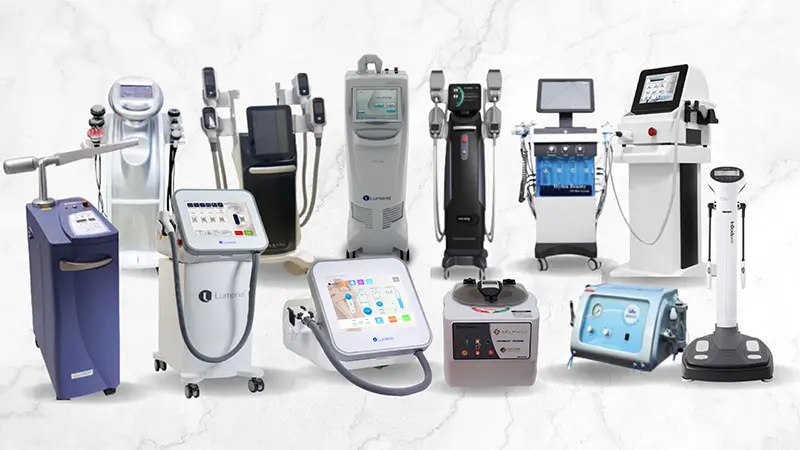 Vitiligo equipment in clinical use
